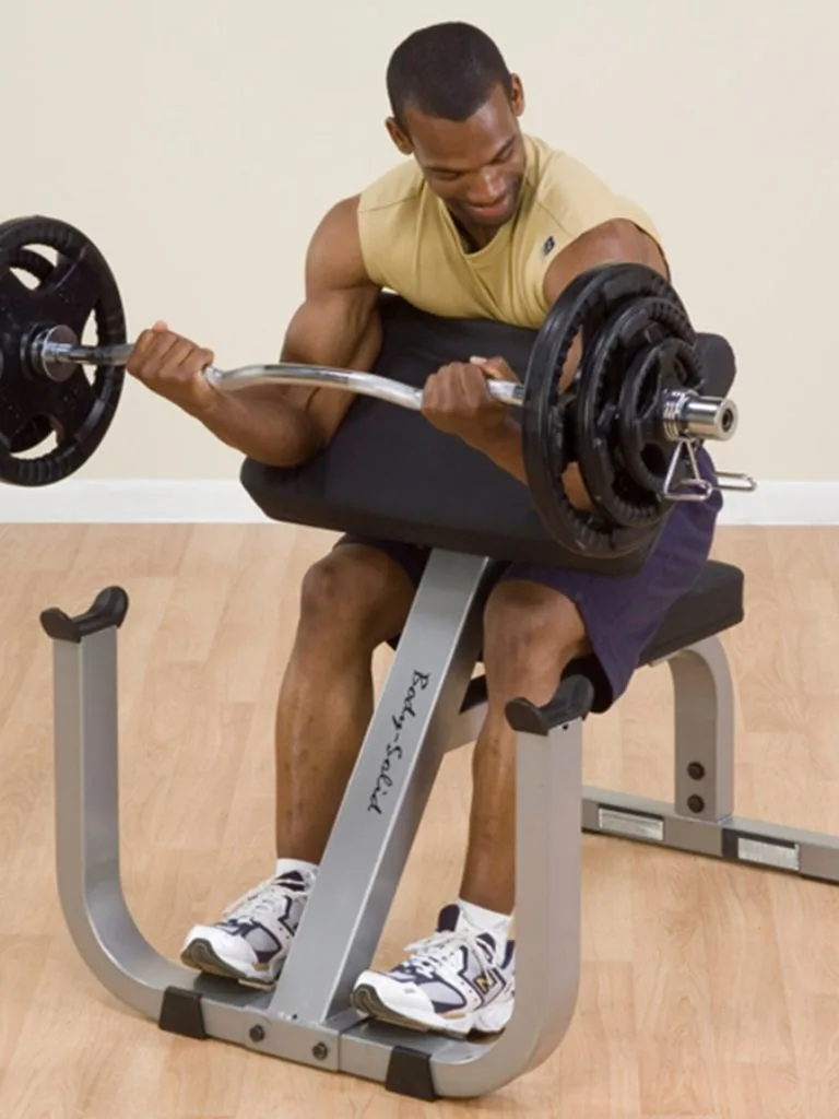 Body Solid GPCB329 Preacher Curl Bench