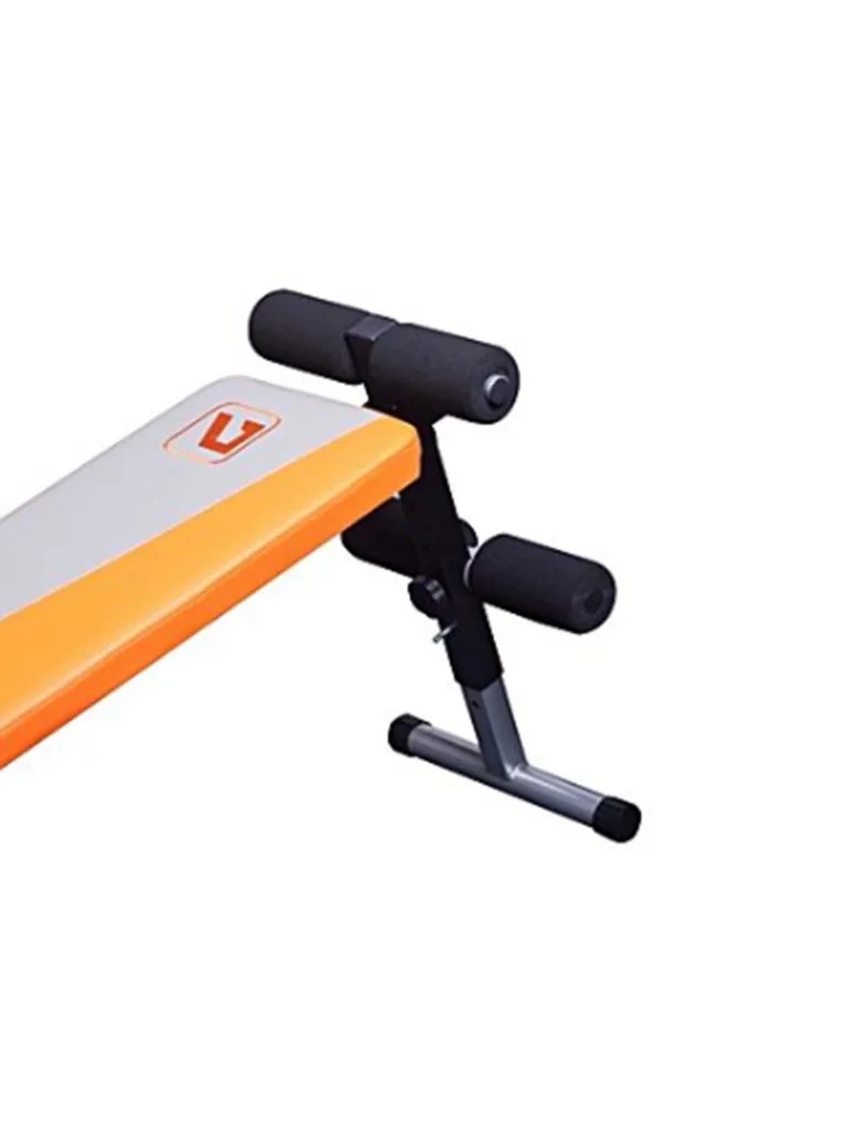 LivePro Fitness Sit-Up Bench LS1201 - Orange + Gray